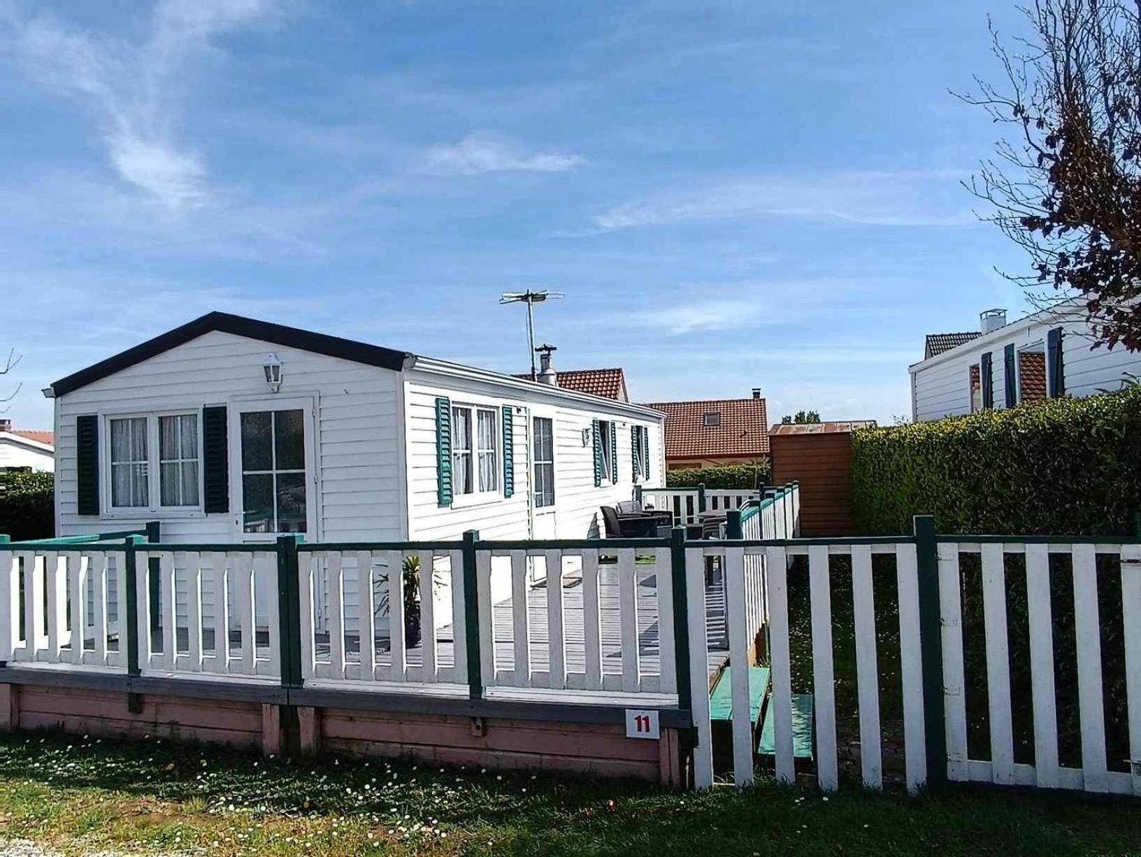 Mobil Home Cristal Biville-sur-Mer Luaran gambar
