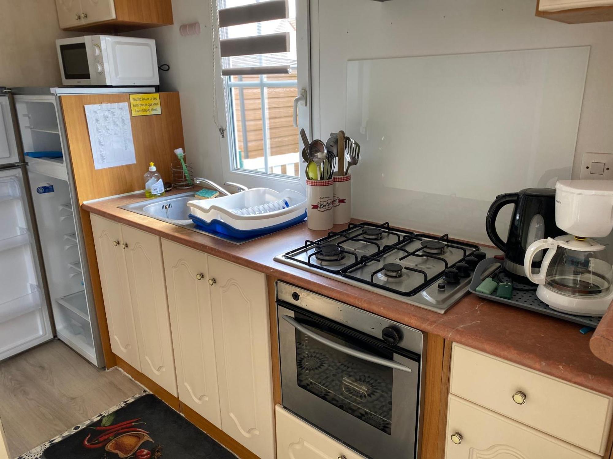 Mobil Home Cristal Biville-sur-Mer Luaran gambar